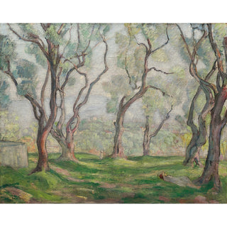 Reproduction Jeune Fille Endormie sous les Arbres - Henri Lebasque