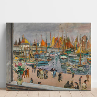 Reproduction L’Île d’Yeu, fenêtre ouverte sur le port - Henri Lebasque