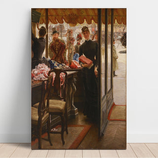 Reproduction La Demoiselle de Magasin - James Tissot