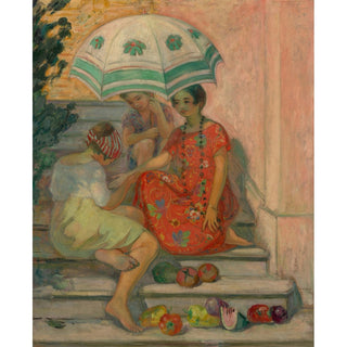 Reproduction La Diseuse de Bonne Aventure, Sainte-Maxime - Henri Lebasque