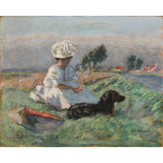 Reproduction La Femme au Chien - Pierre Bonnard