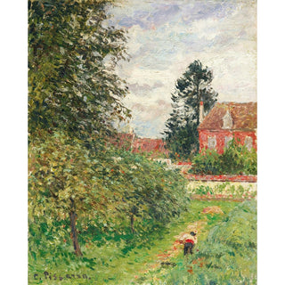 Reproduction La Maison des Anglais, Éragny - Camille Pissarro