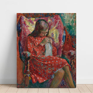 Reproduction La Petite Couseuse - Henri Lebasque