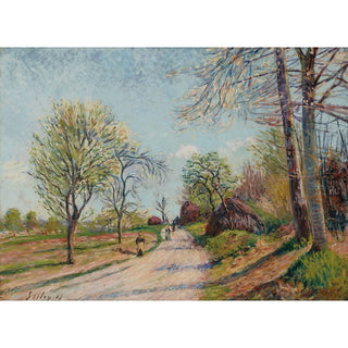 Reproduction La Route de Veneux - Alfred Sisley