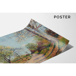 Reproduction La Route de Veneux - Alfred Sisley