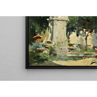 Reproduction La fontaine d'Apollon, Madrid - Joaquín Sorolla
