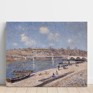 Reproduction La plage à Saint-Mammès - Alfred Sisley