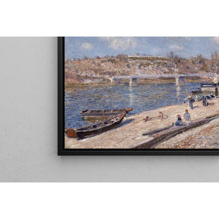 Reproduction La plage à Saint-Mammès - Alfred Sisley