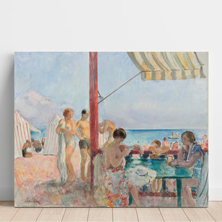 Reproduction Le Bar sur la Plage - Henri Lebasque