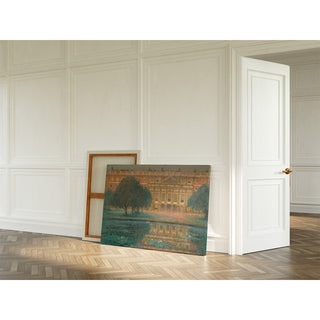 Reproduction Le Palais, matin d'été Hampton Court - Henri Le Sidaner
