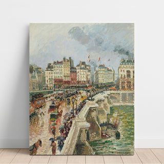 Reproduction Le Pont-Neuf, Après-Midi de Pluie - Camille Pissarro