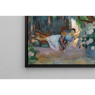 Reproduction Le Pradet, Jeune Femme Au Hamac Nono - Henri Lebasque
