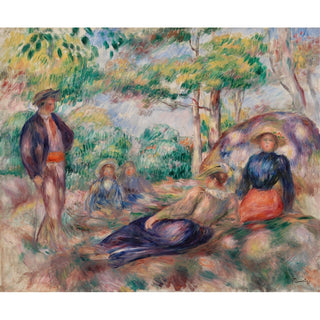 Reproduction Le Repos sur l'herbe - Pierre-Auguste Renoir