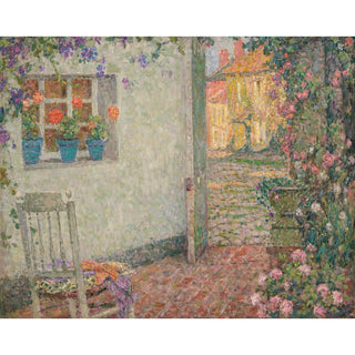 Reproduction Le Seuil Fleuri - Henri Le Sidaner