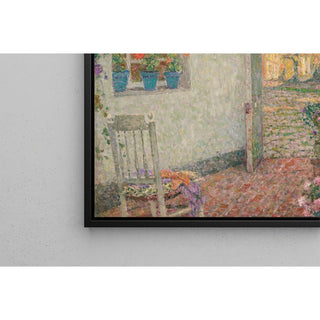 Reproduction Le Seuil Fleuri - Henri Le Sidaner