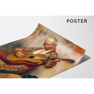Reproduction Le guitariste espagnol - Pierre-Auguste Renoir