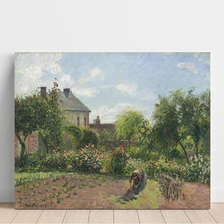Reproduction Le jardin des artistes à Eragny - Camille Pissarro
