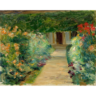 Reproduction Le jardin potager à Wannsee, vue vers l'est - Max Liebermann