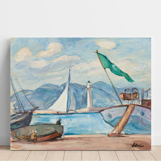 Reproduction Le port de Saint-Tropez - Henri Lebasque