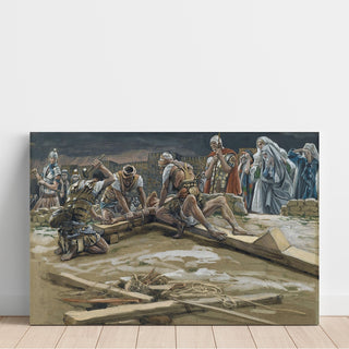 Reproduction Le premier clou - James Tissot