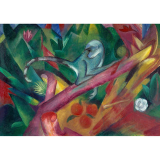 Reproduction Le singe - Franz Marc