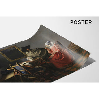 Reproduction Le verre de vin - Johannes Vermeer