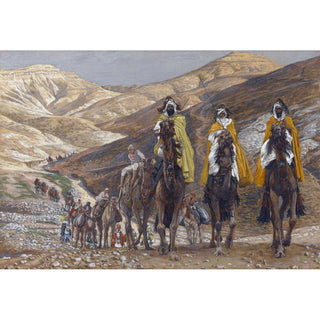Reproduction Le voyage des Rois Mages - James Tissot