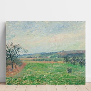 Reproduction Les Coteaux de Gisors, Temps Gris - Camille Pissarro