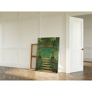 Reproduction Les Marches du Jardin, Gerberoy - Henri Le Sidaner