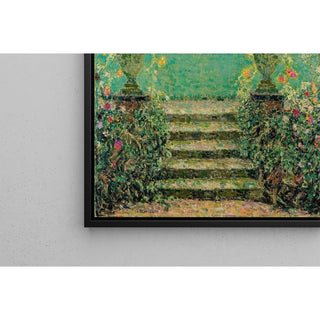 Reproduction Les Marches du Jardin, Gerberoy - Henri Le Sidaner