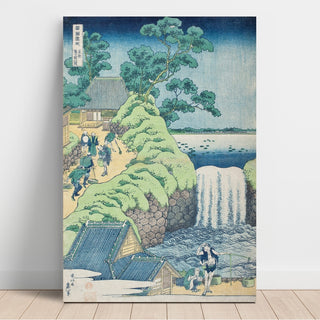 Reproduction Les chutes d'Aoigaoka dans la capitale de l'Est- Katsushika Hokusai