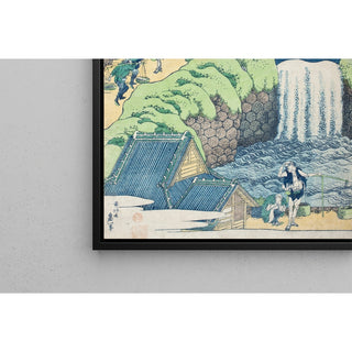 Reproduction Les chutes d'Aoigaoka dans la capitale de l'Est- Katsushika Hokusai