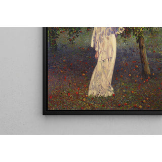 Reproduction Mademoiselle au jardin , Automne - Leon Kamir-Kaufmann