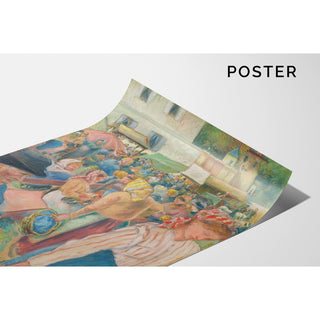 Reproduction Marché à la volaille, Pontoise - Camille Pissarro