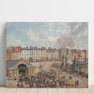 Reproduction Marché aux poissons - Camille Pissarro