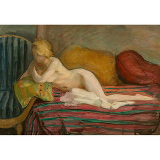 Reproduction Nu au Divan - Henri Lebasque