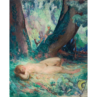 Reproduction Nu au Petit Faune - Henri Lebasque