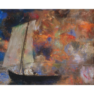 Reproduction Nuages de fleurs - Odilon Redon