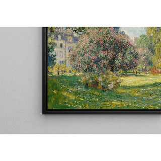 Reproduction Paysage; Le Parc Monceau - Claude Monet