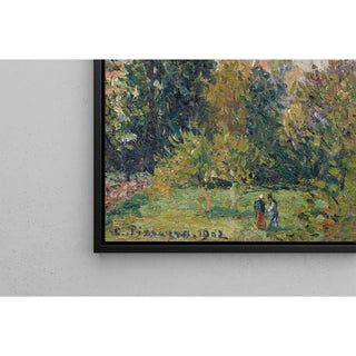 Reproduction Paysage avec Deux Personnages, Éragny, Automne - Camille Pissarro