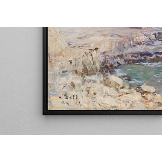 Reproduction Paysage côtier rocheux - Alfred Zoff