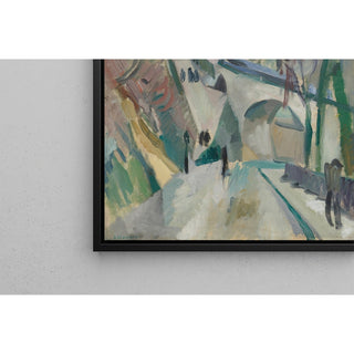 Reproduction Paysage de Laon - Robert Delaunay