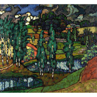 Reproduction Paysage de Võrumaa - Konrad Mägi