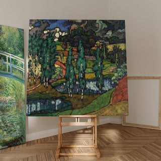 Reproduction Paysage de Võrumaa - Konrad Mägi