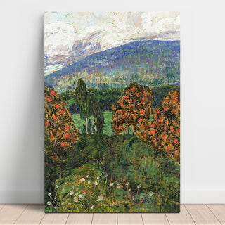 Reproduction Paysage norvégien - Konrad Mägi