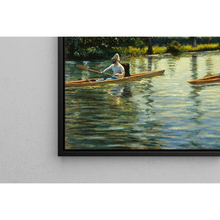 Reproduction Périssoires sur l'Yerres - Gustave Caillebotte
