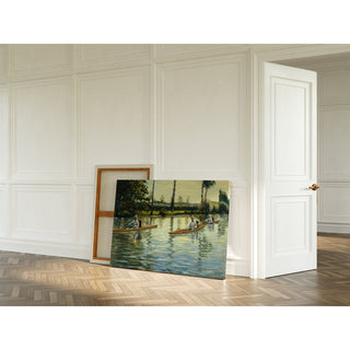 Reproduction Périssoires sur l'Yerres - Gustave Caillebotte