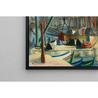 Reproduction Port de Marseille - Moïse Kisling