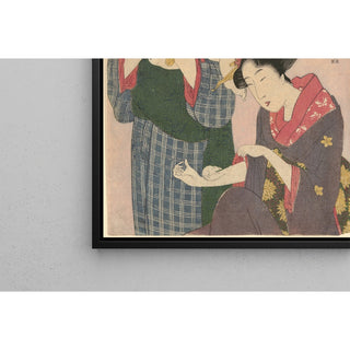 Reproduction Rat et cheval - Kitagawa Utamaro