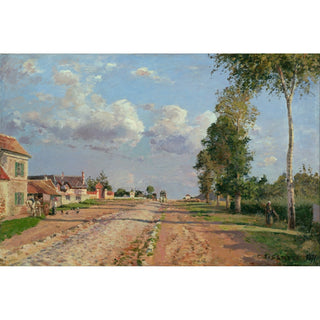 Reproduction Route de Versailles, Rocquencourt - Camille Pissarro